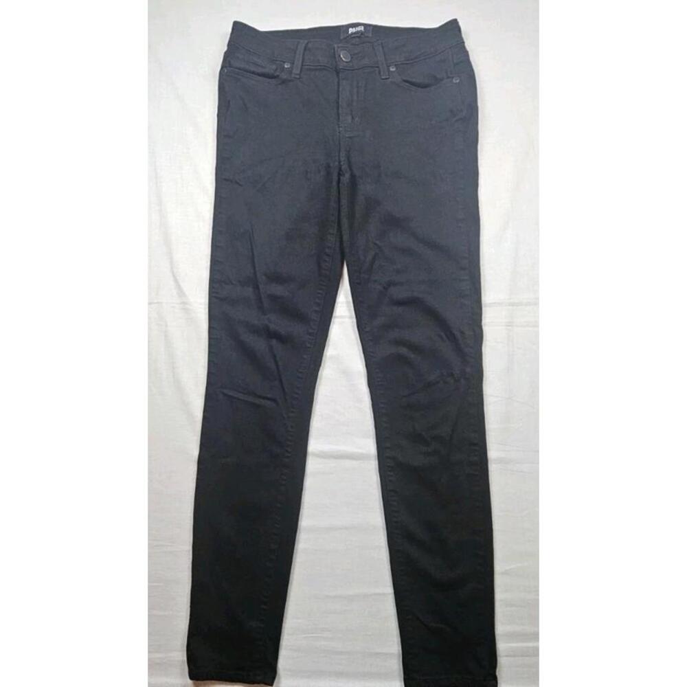 Paige Verdugo Ultra Skinny Jeans Dark Black Size 28